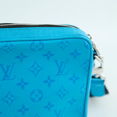 Louis Vuitton Trio Messenger Taigarama Bag Blue