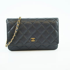 Chanel WOC Caviar Black
