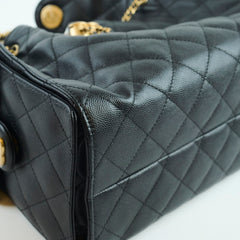 Chanel 25 Small Caviar Black