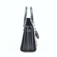 Saint Laurent Sac de Jour Nano Black Crystal Embellished