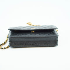 Chanel WOC Caviar Black