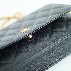 Chanel WOC Caviar Black