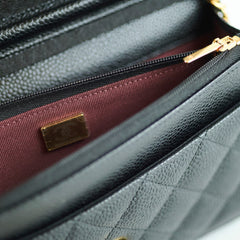 Chanel WOC Caviar Black
