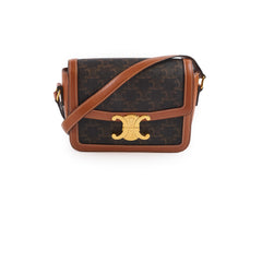 Celine Teen Triomphe Bag Tan Brown