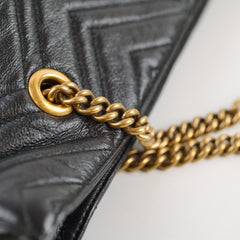 Gucci Medium GG Marmont Matelassé Tote Black