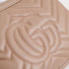 Gucci Marmont Camera Pink Beige