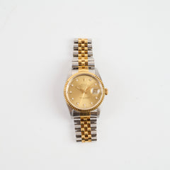 Rolex 36mm Two Toned with Diamonds Watch