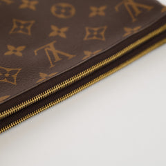 Louis Vuitton Double Zip Pochette Monogram