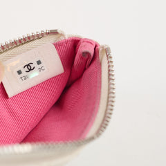 Chanel Caviar O Case White