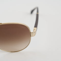 Chanel Quilted Aviator CC Sunglasses