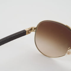 Chanel Quilted Aviator CC Sunglasses