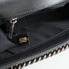 Chanel Boy Lambskin Black New Medium - 21 Series