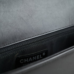 Chanel Boy Lambskin Black New Medium - 21 Series