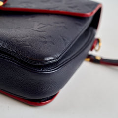 Louis Vuitton Pochette Metis Monogram Empreinte Navy