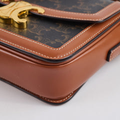 Celine Teen Triomphe Bag Tan Brown