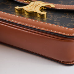 Celine Teen Triomphe Bag Tan Brown