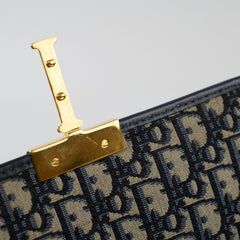 Christian Dior 30 Montaigne Bag Blue Dior Oblique Jacquard