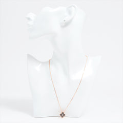 Van Cleef & Arpels Vintage Alhambra Limited Edition 2022 Holiday Obsidian Diamond Necklace