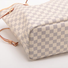 Louis Vuitton Neverfull MM Damier Azur tote Bag