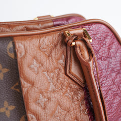 Louis Vuitton Monogram Medium Block Tricolor Stripes