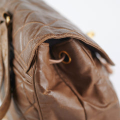 Chanel Vintage Back Pack Brown