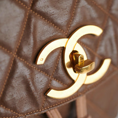 Chanel Vintage Back Pack Brown
