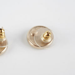 Chanel Earrings Round N5 Diamond Gold
