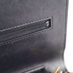 Chanel Wallet on Chain WOC Black Microchipped