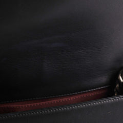 Chanel Old Medium Boy Chevron Black