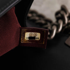 Chanel Old Medium Boy Chevron Black