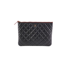 Chanel Medium Black Caviar O Case