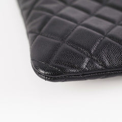 Chanel Medium Black Caviar O Case