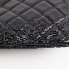 Chanel Medium Black Caviar O Case