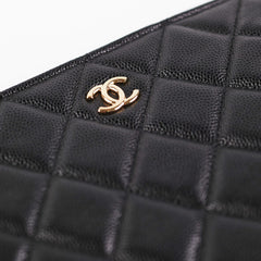 Chanel Medium Black Caviar O Case