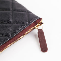 Chanel Medium Black Caviar O Case