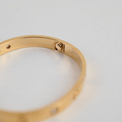 Cartier Love Bracelet 4 Diamond PG Size 16