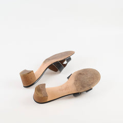 Hermès Oasis Sandals Size Black 40