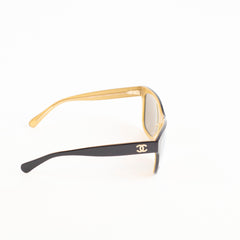 Chanel Mirrored Sunglasses 5270 Black