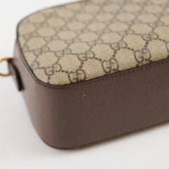 Gucci GG Supreme Neo Camera Bag Brown
