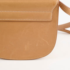 Saint Laurent Small Kaia Crossbody Bag Light Brown