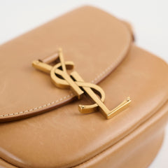 Saint Laurent Small Kaia Crossbody Bag Light Brown