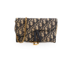 Christian Dior Dior Long Saddle Wallet on Chain