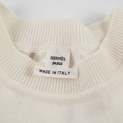 Hermes Cashmere/ Silk Knit Top Size 34