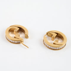 Gucci Pink Blondie Crystal Earrings