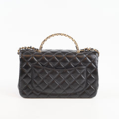 Chanel Small Crystal Top Handle Flap