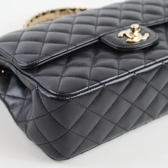 Chanel Small Crystal Top Handle Flap