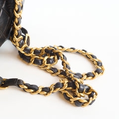 Chanel Duma Backpack 24K Gold Black Vintage