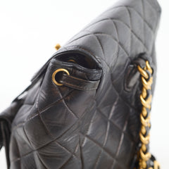 Chanel Duma Backpack 24K Gold Black Vintage