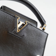 Louis Vuitton Mini Capucines Robot Leather Black