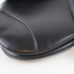 Christian Dior Medium Saddle Leather Black